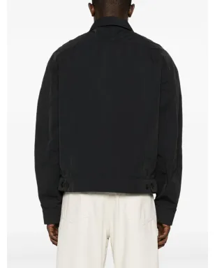 Jacquemus ジップフロント ユーティリティジャケット - ブラック - サムネイル4