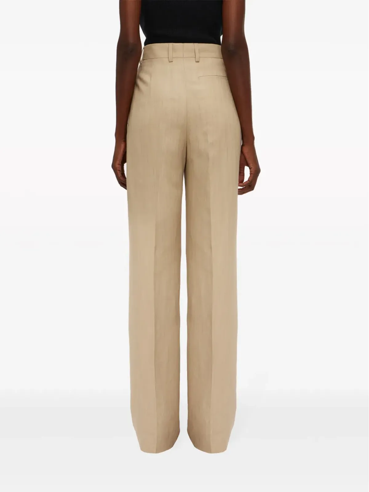 Ferragamo テーラード ハイウェストパンツ - ニュートラルカラー - 画像4