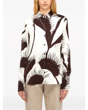 Ferragamo ヴィーナス柄シルクシャツ - サムネイル3