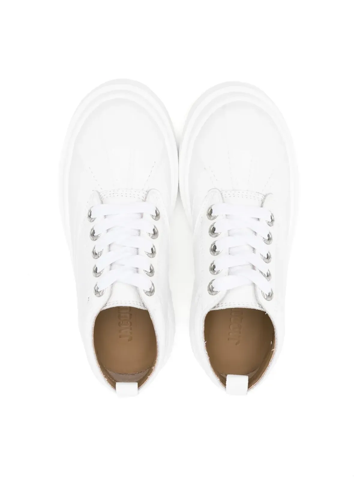 JACQUEMUS L'ENFANT レースアップレザー スニーカー - 画像3