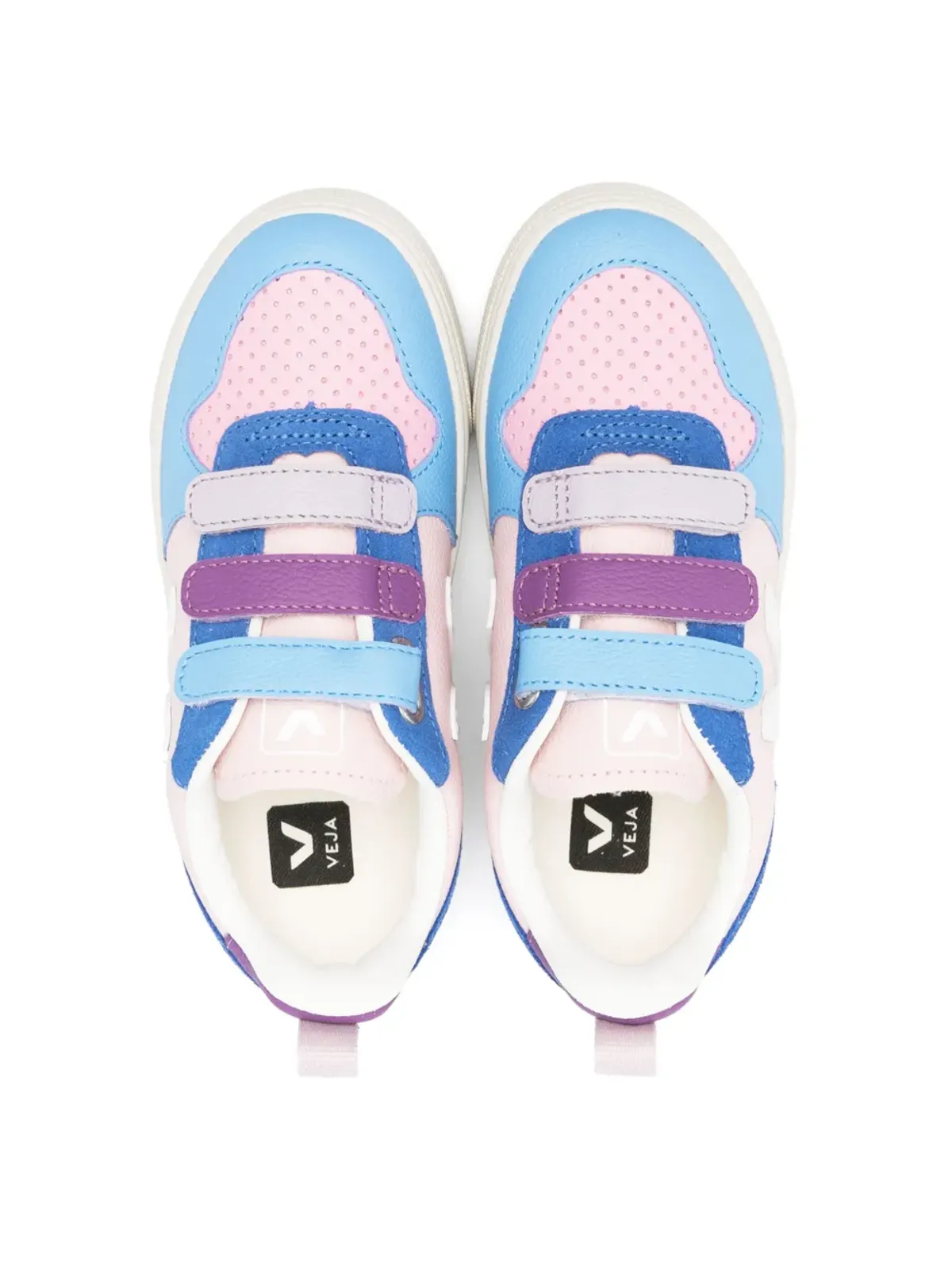 VEJA Kids ロゴアップリケ・タッチストラップ スニーカー - 画像3