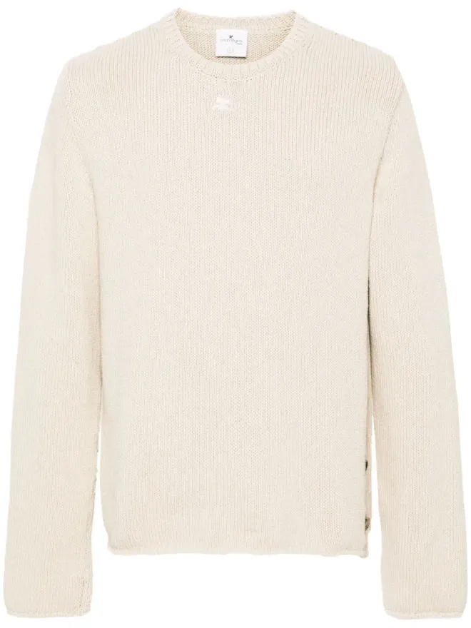 Courrèges Courrèges ボタン付きスリット入りコットンリネンジャンパーの商品画像