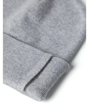 Brunello Cucinelli ビーズ装飾ウールビーニー - グレー - サムネイル2