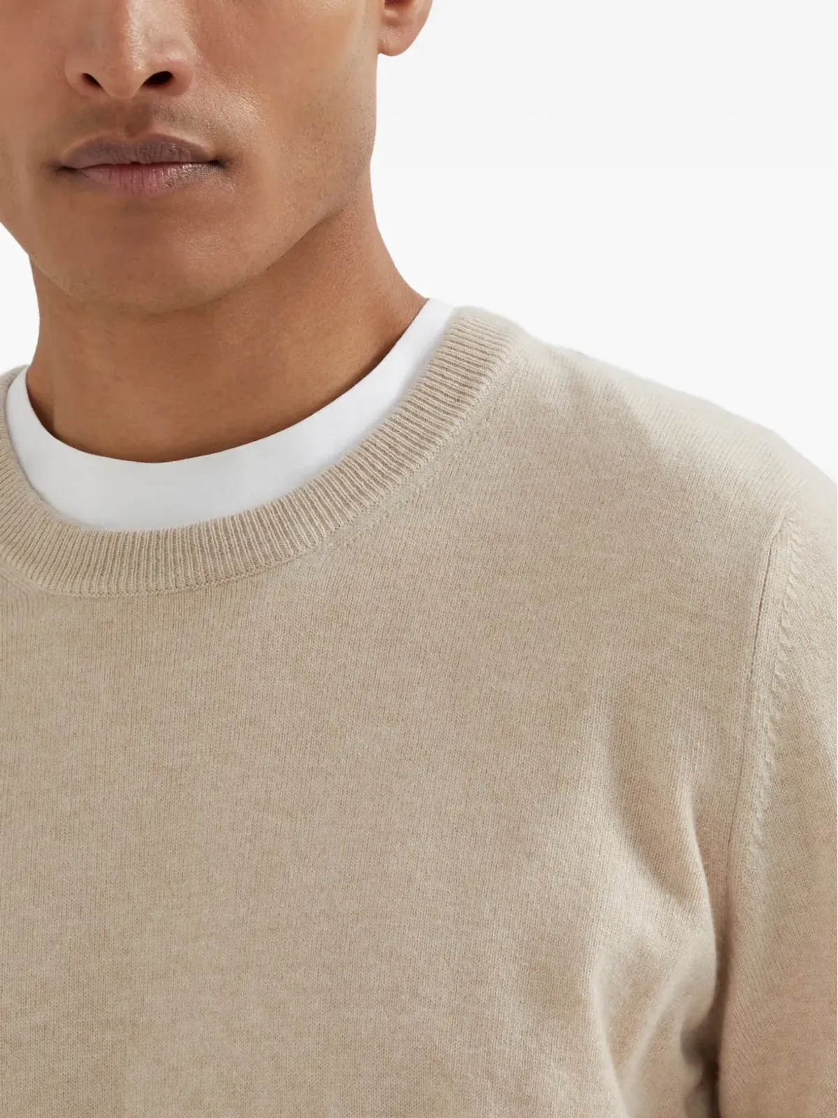 Brunello Cucinelli カシミヤフィットジャンパー - ニュートラル系 - 画像5