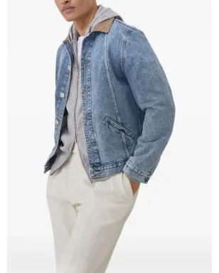 Brunello Cucinelli フロントジップ カシミア パーカー グレー - サムネイル4