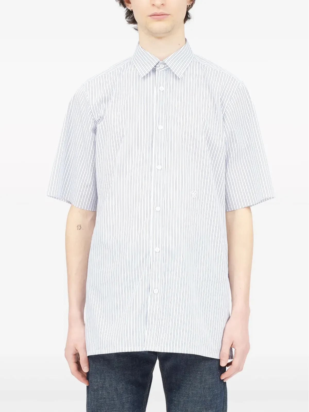 Maison Margiela Cストライプシャツ - ホワイト - 画像2