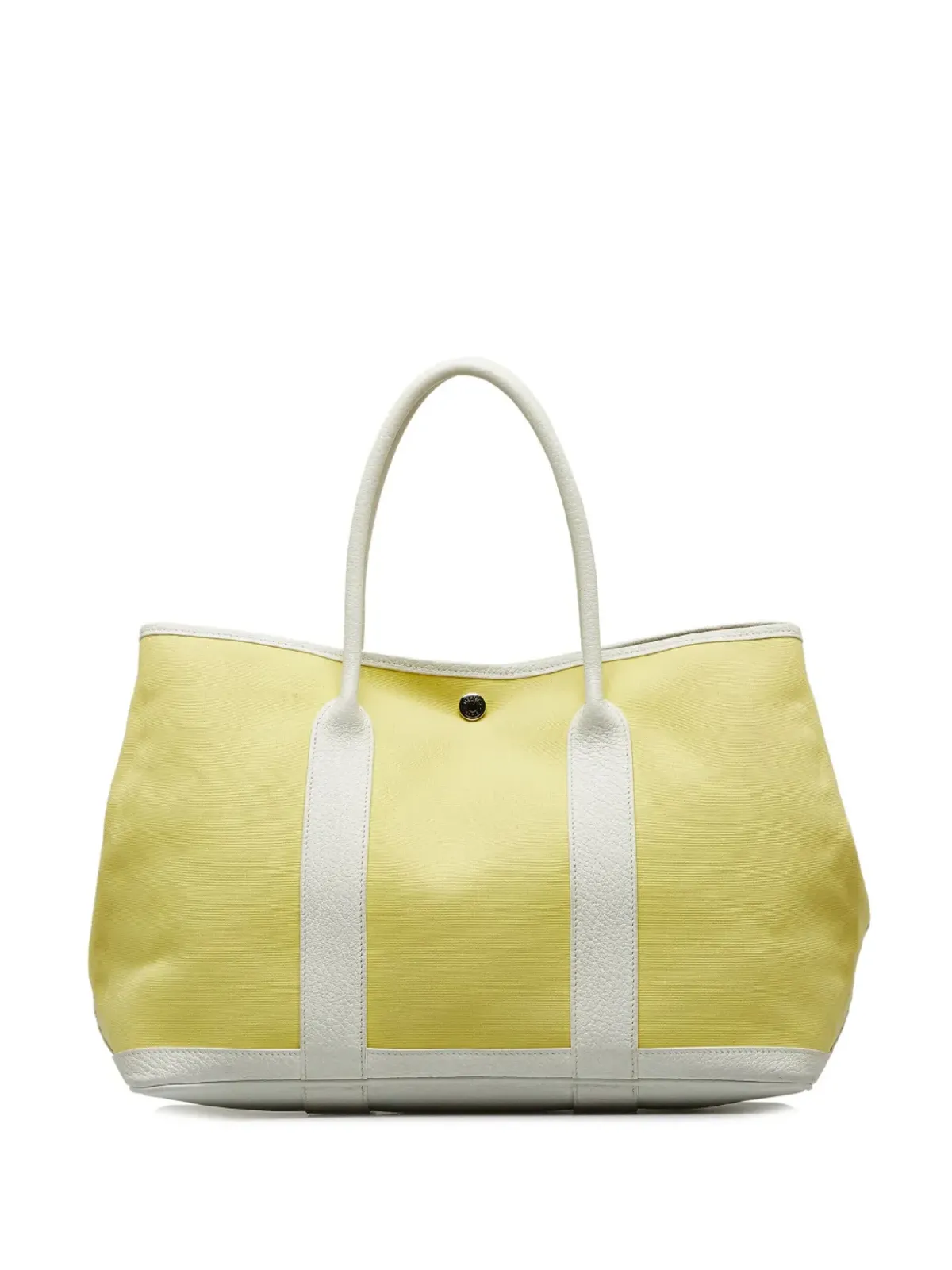Hermès ビンテージ 2014 Toile Garden Party トートバッグ ホワイト - 画像2