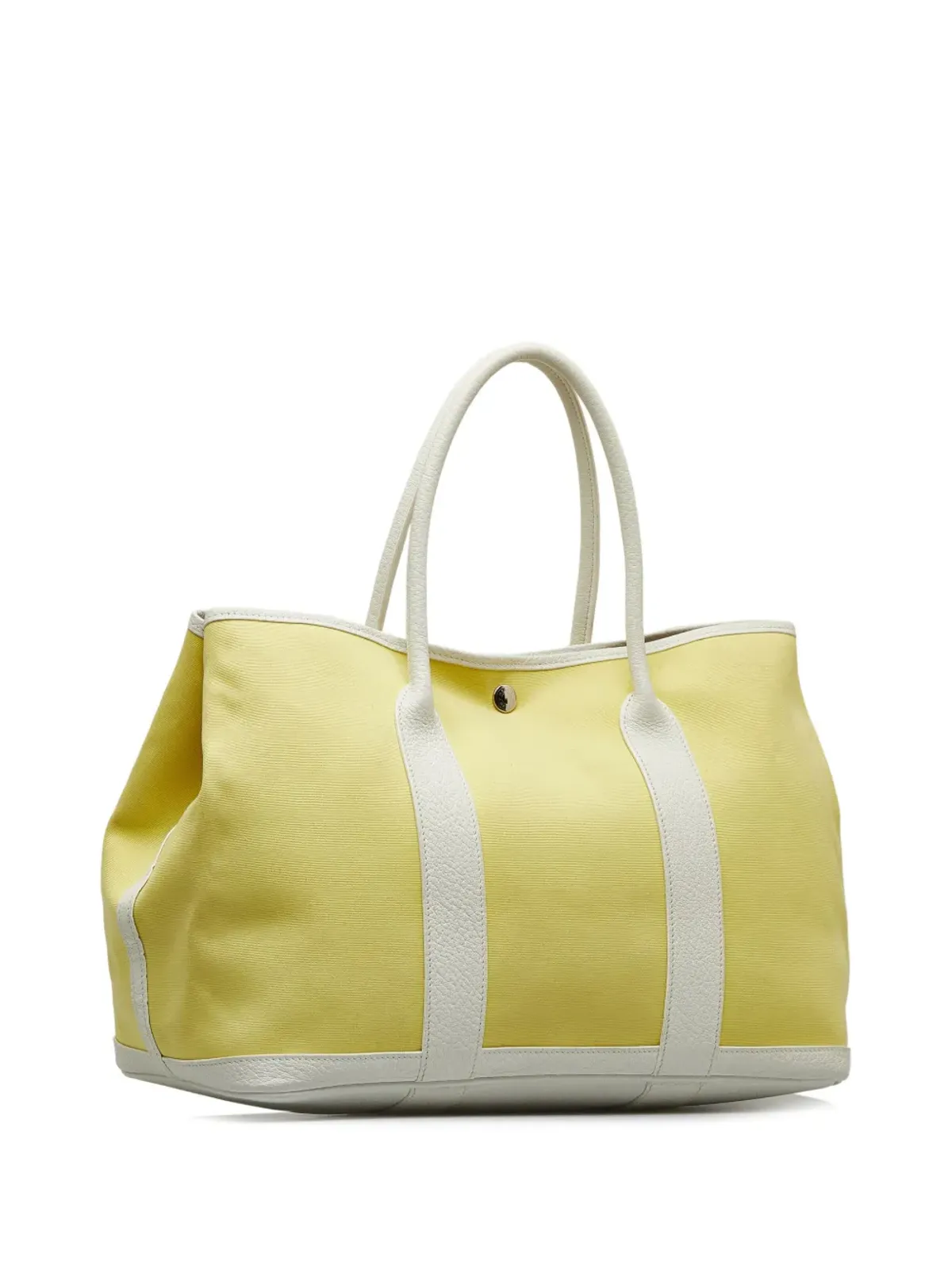 Hermès ビンテージ 2014 Toile Garden Party トートバッグ ホワイト - 画像3