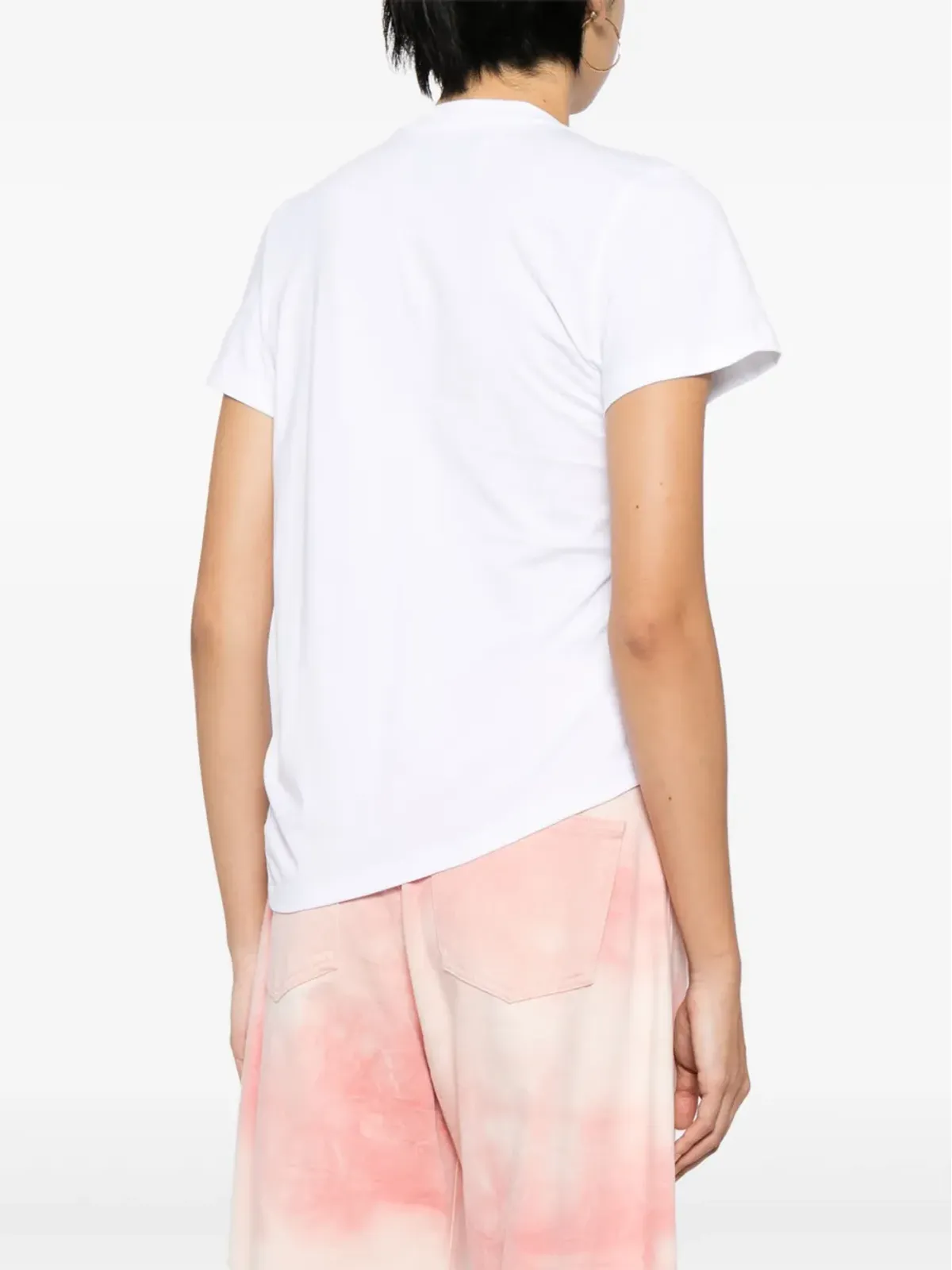 Marques'Almeida ギャザー入りコットンTシャツ - 画像4