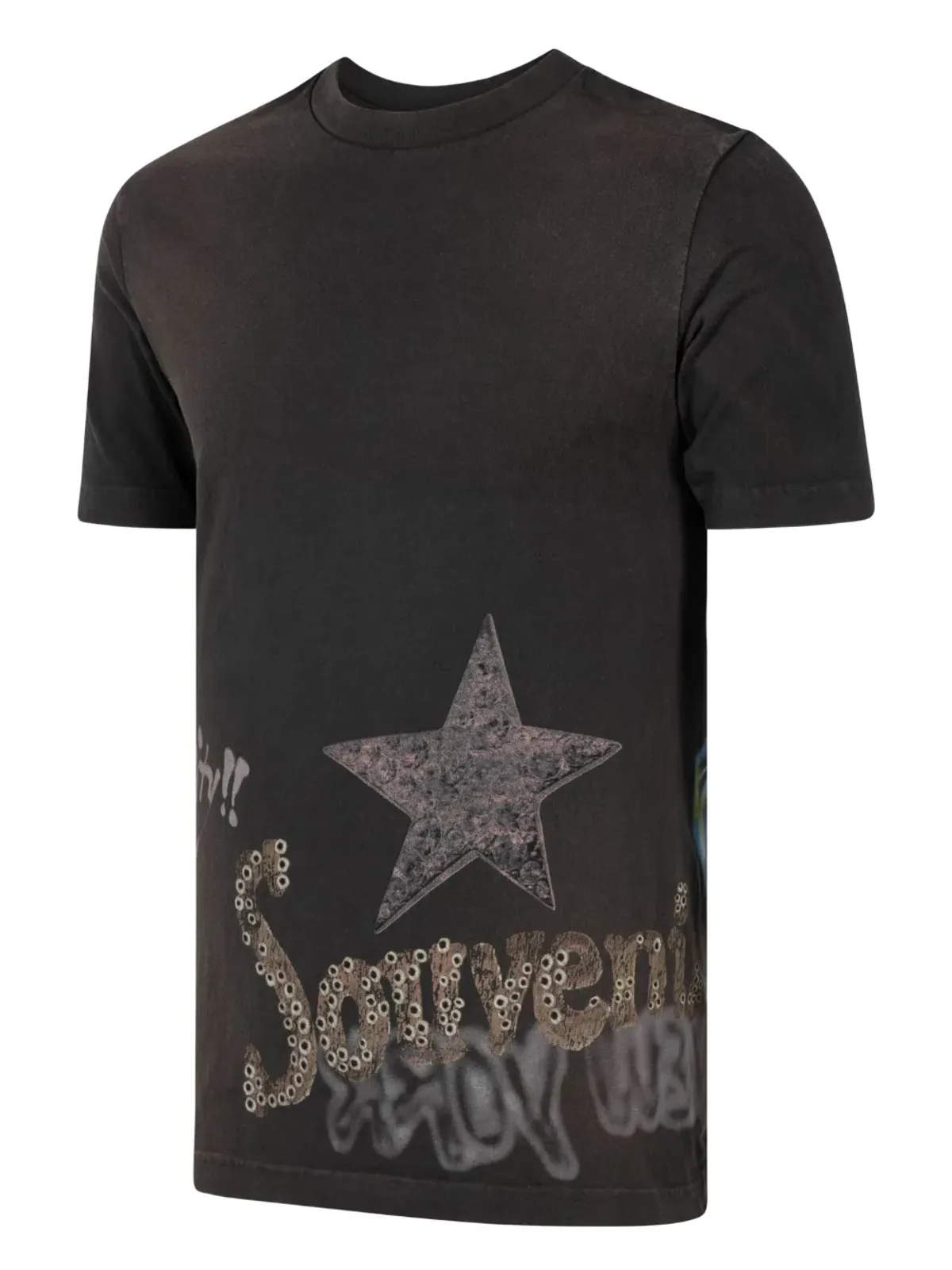 Travis Scott Utopia NYC Circus Maximus Tour 2023 ユニセックス Tシャツ ブラック - 画像3