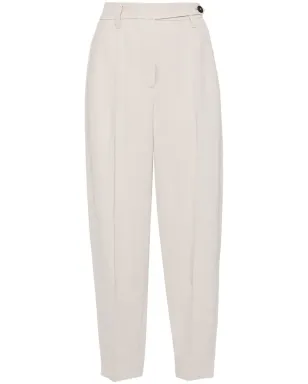 Brunello Cucinelli ハイウエスト テーパードパンツ - サムネイル1