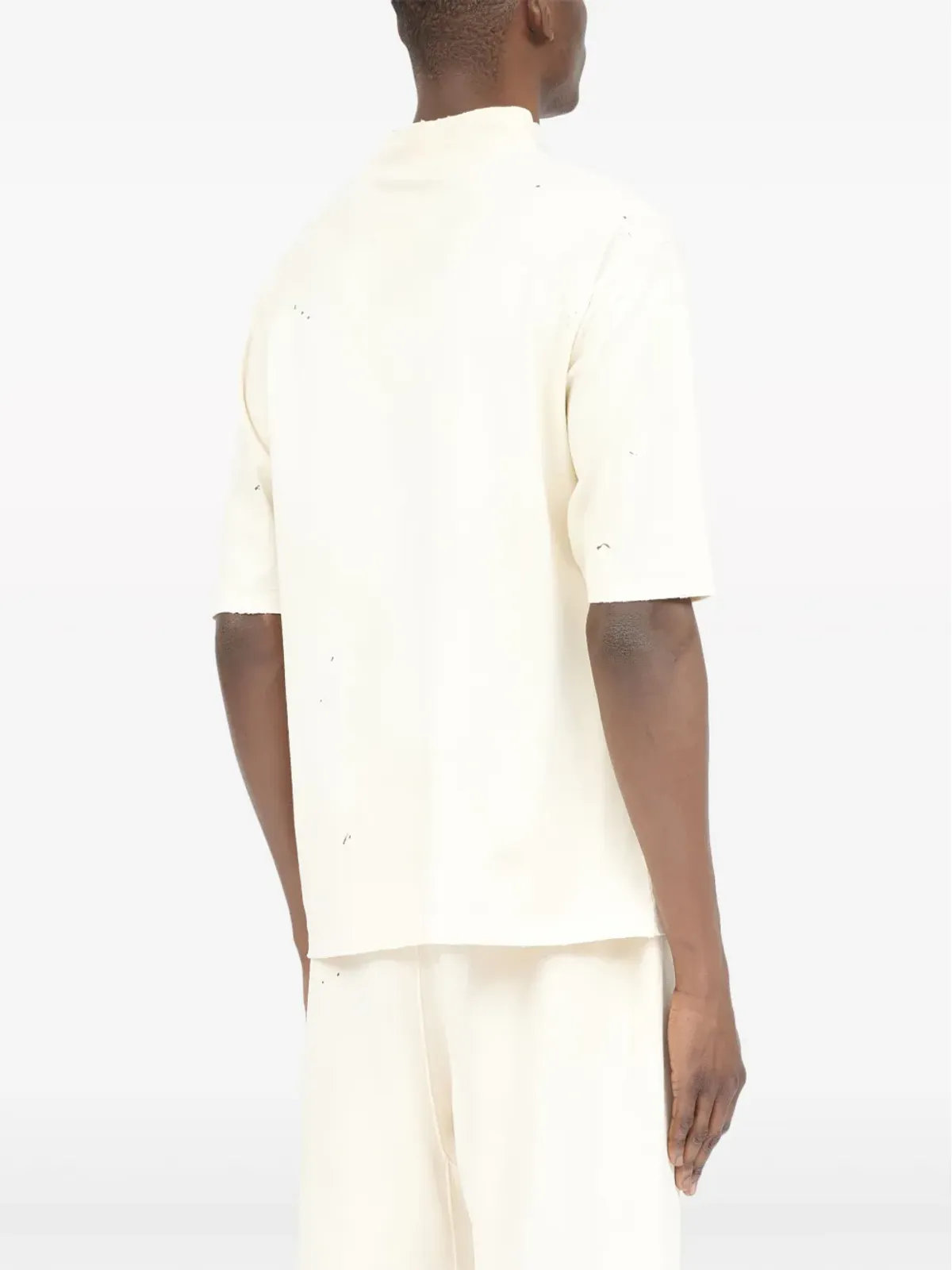Maison Margiela 手書き風コットンTシャツ - 画像4