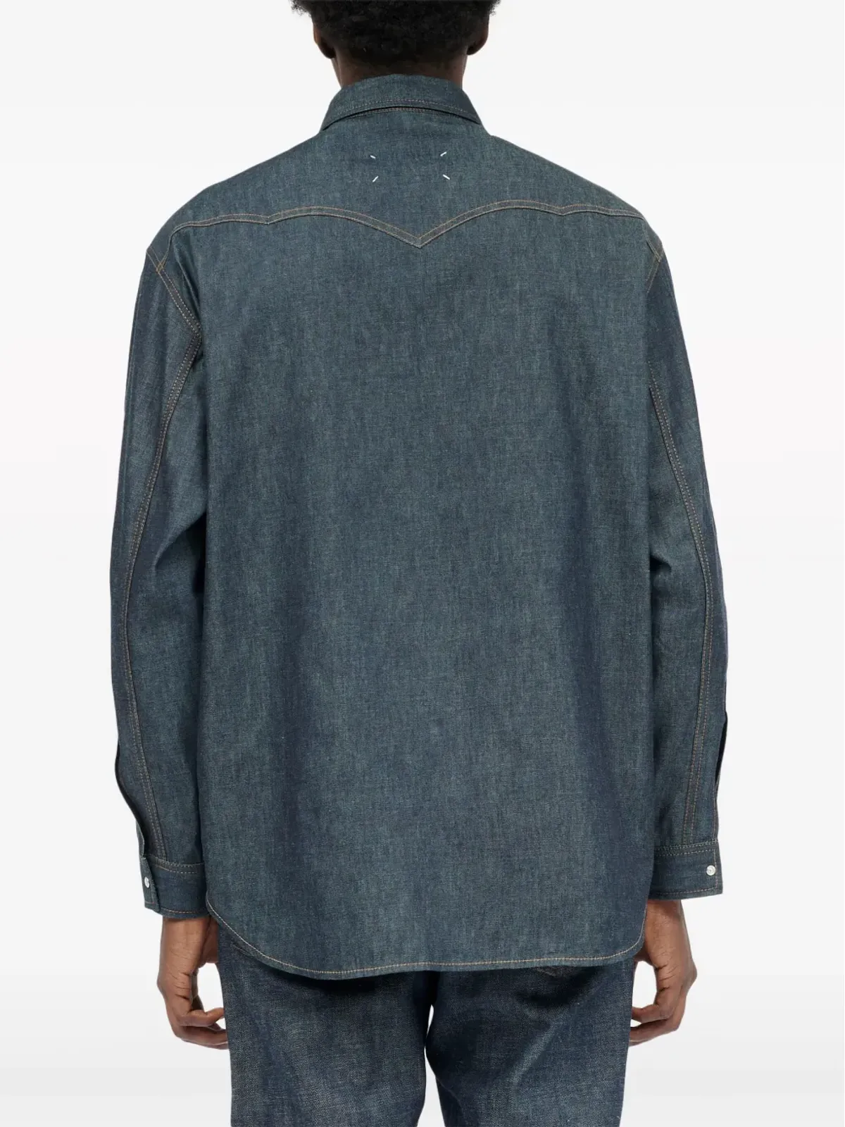 Maison Margiela 長袖デニムシャツ - ブルー - 画像5