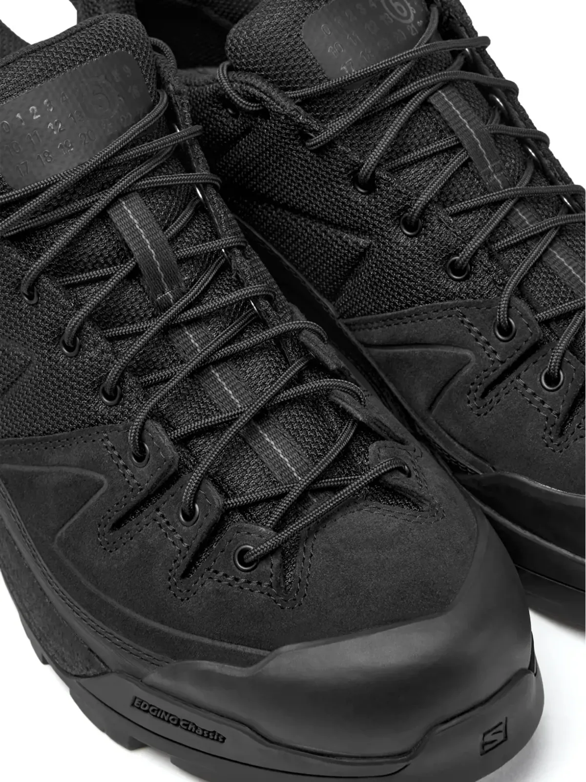 MM6 Maison Margiela X Salomon X-ALP panelled lace-up sneakers - Black - 画像5