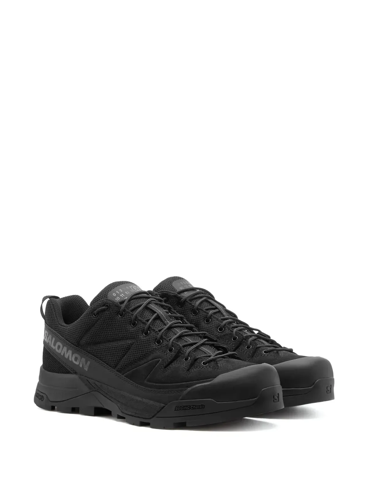 MM6 Maison Margiela X Salomon X-ALP panelled lace-up sneakers - Black - 画像2