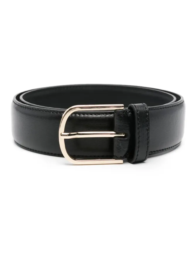 TOTEME TOTEME Wide leather belt - Blackの商品画像