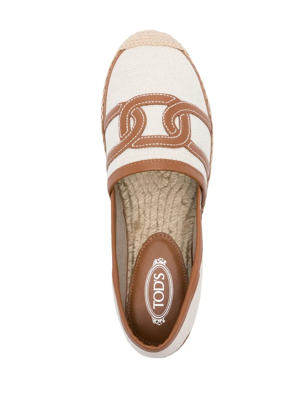 Tod's チェーン付きエスパドリーユ - ニュートラルカラー - 画像4