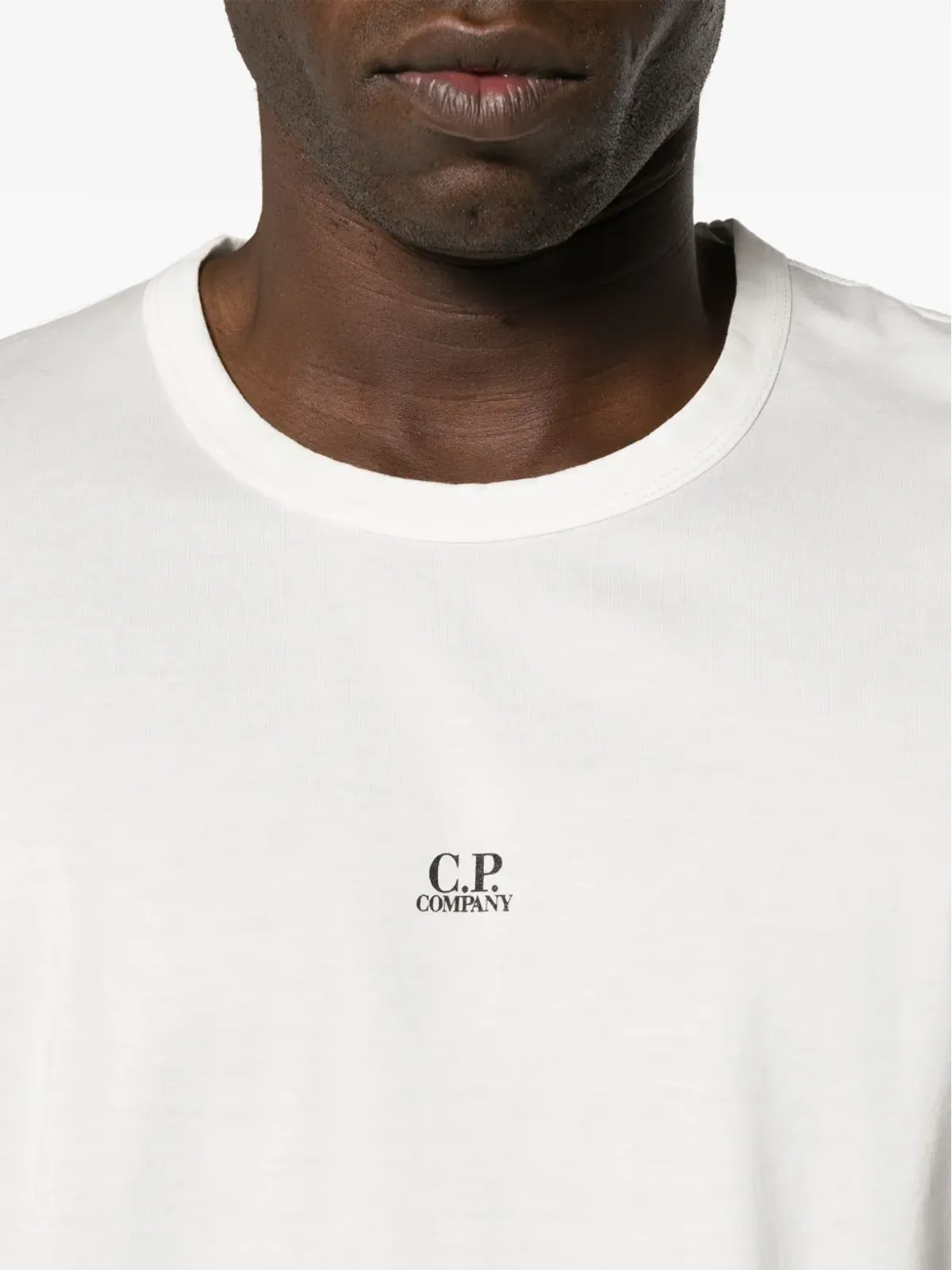 C.P. Company ロゴプリント コットン Tシャツ - ホワイト - 画像5