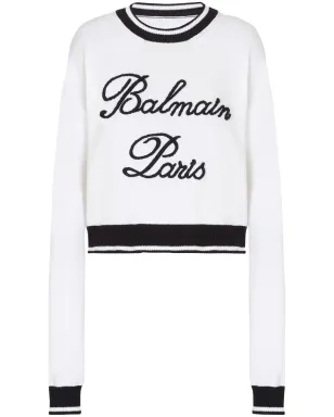 Balmain ロゴ刺繍 クルーネック ニット - サムネイル1