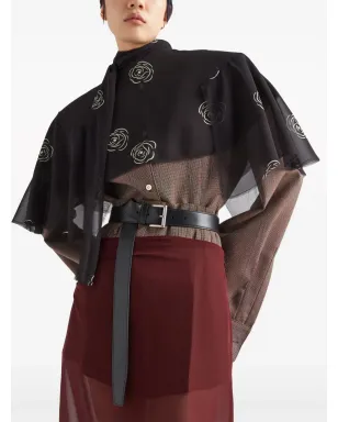 Prada バックル付きレザーベルト - サムネイル2