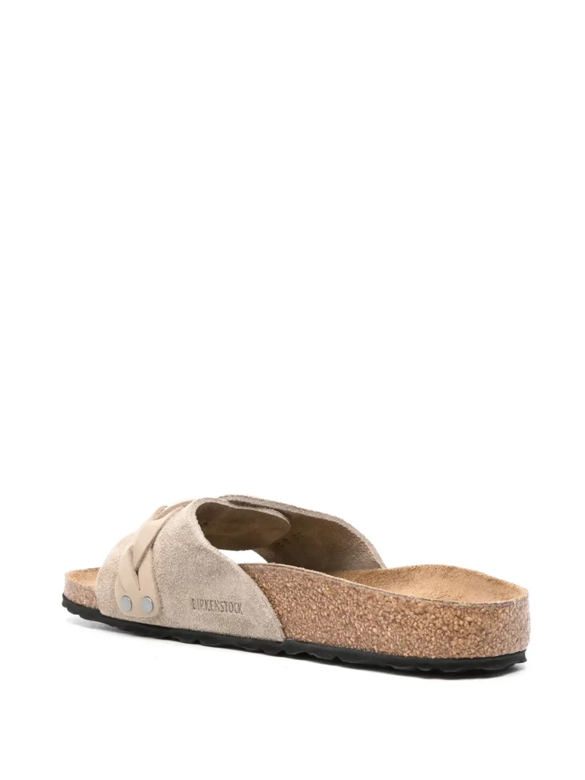 Birkenstock バックル付きスエードサンダル - ベージュ系 - 画像3