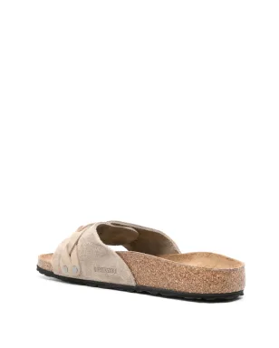 Birkenstock バックル付きスエードサンダル - ベージュ系 - サムネイル3