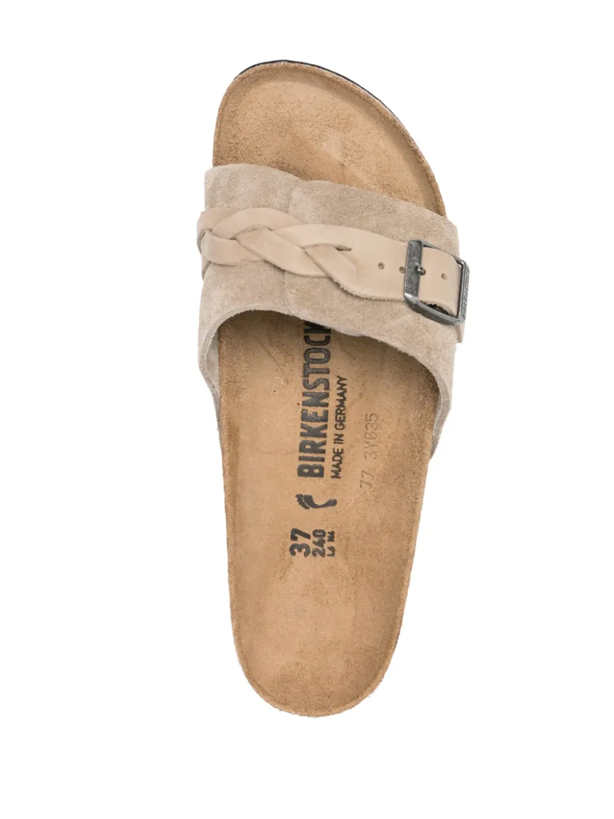 Birkenstock バックル付きスエードサンダル - ベージュ系 - 画像4