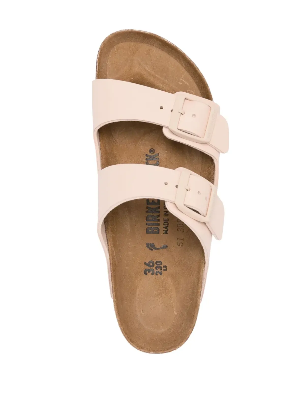 Birkenstock アリゾナ Birko-Flor レザーサンダル - 画像4