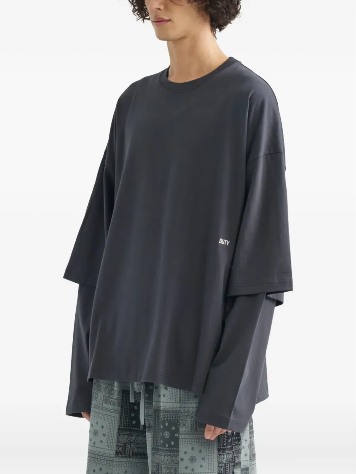 Off Duty ダブルスリーブTシャツ - 画像3
