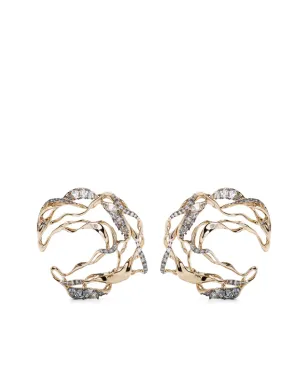 Bibi van der Velden 18kt イエローゴールド スモールドダイヤモンド イヤリング - サムネイル1