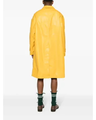 Maison Margiela ダメージ加工 ロングトレンチコート イエロー - サムネイル4