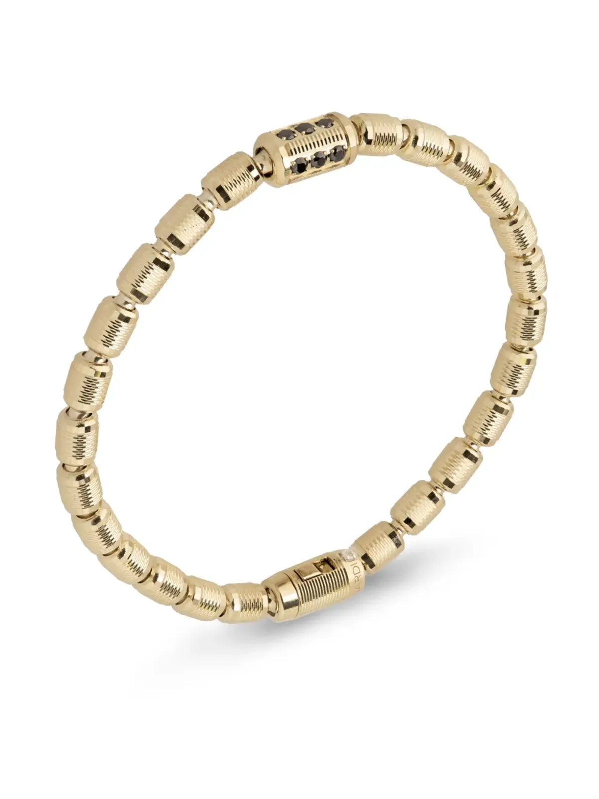 Officina Bernardi 18K イエローゴールド Lumen AC ダイヤモンド ブレスレット - 画像2