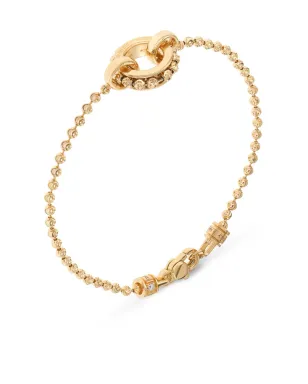 Officina Bernardi 18ktイエローゴールド ドーラムーン ダイヤモンド ブレスレット - サムネイル1