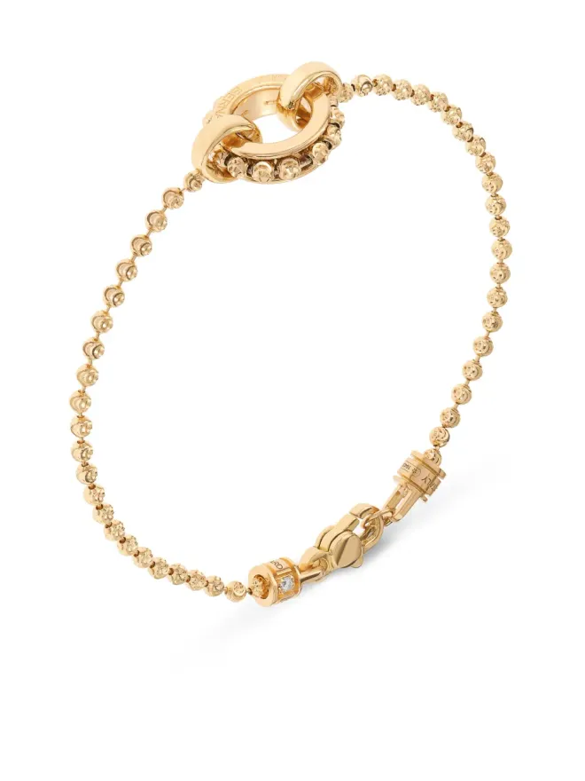 Officina Bernardi Officina Bernardi 18ktイエローゴールド ドーラムーン ダイヤモンド ブレスレットの商品画像