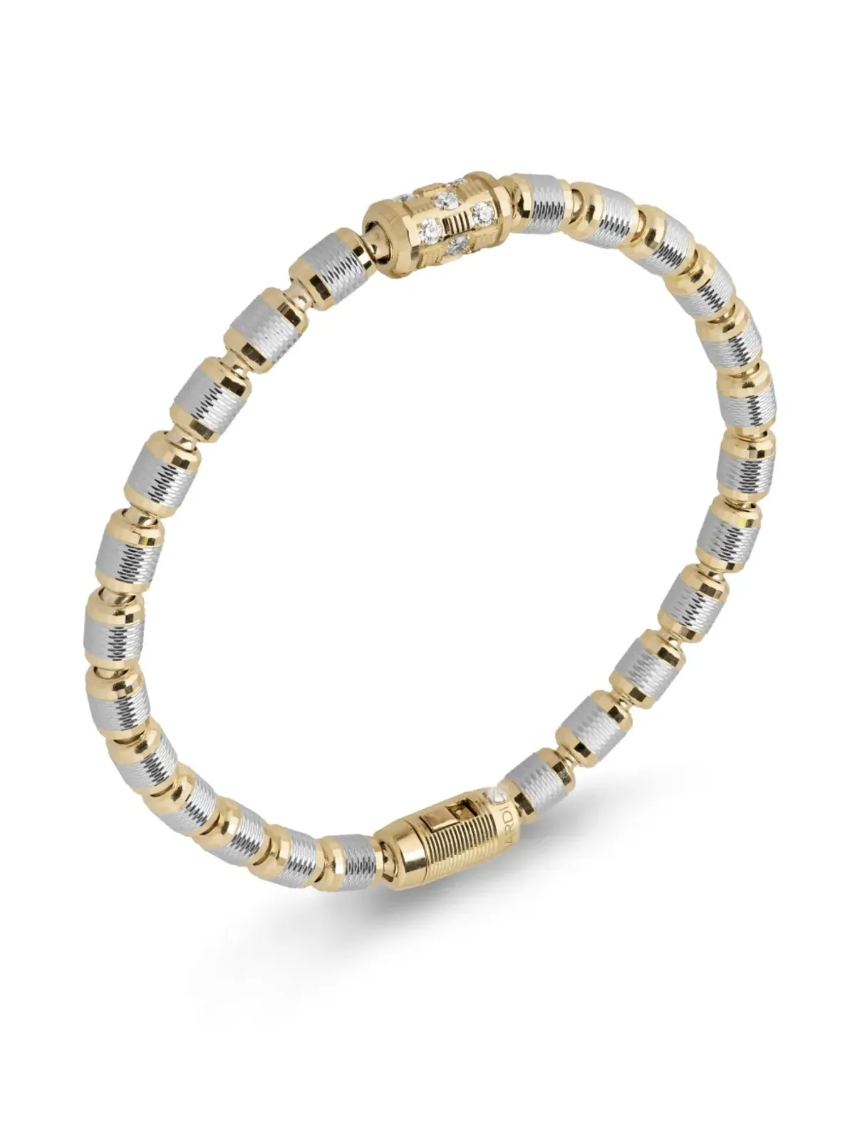 Officina Bernardi 18Kゴールド Lumen DC ダイヤモンド ブレスレット - 画像2