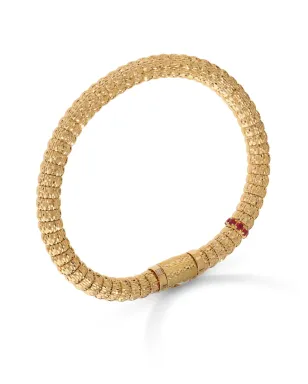 Officina Bernardi 18K イエローゴールド エニグマ ルビー＆ダイヤモンド ブレスレット - サムネイル3