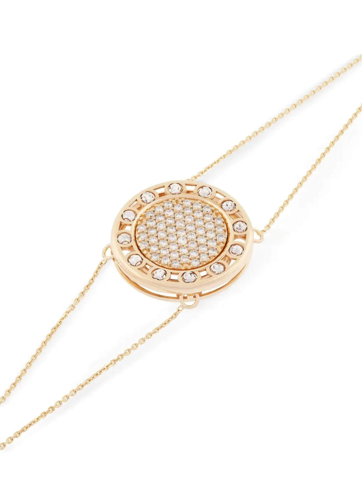 Officina Bernardi 18Kゴールド センザテンポ ダイヤモンド ブレスレット - 画像3