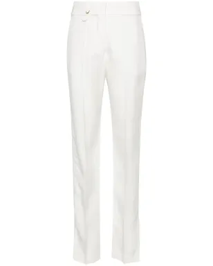 Jacquemus Le Pantalon Tibau ストレートレッグパンツ - ホワイト - サムネイル1