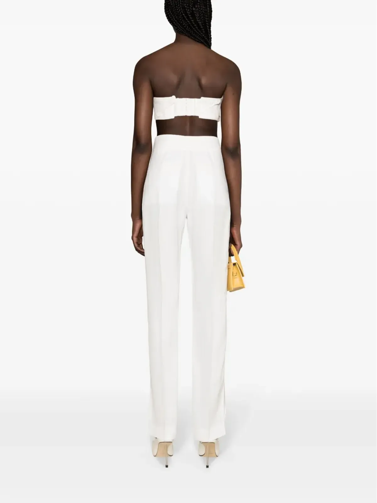 Jacquemus Le Pantalon Tibau ストレートレッグパンツ - ホワイト - 画像4