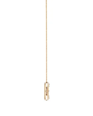 Officina Bernardi 18Kイエローゴールド小型センサテンポ ダイヤモンド ネックレス - サムネイル3