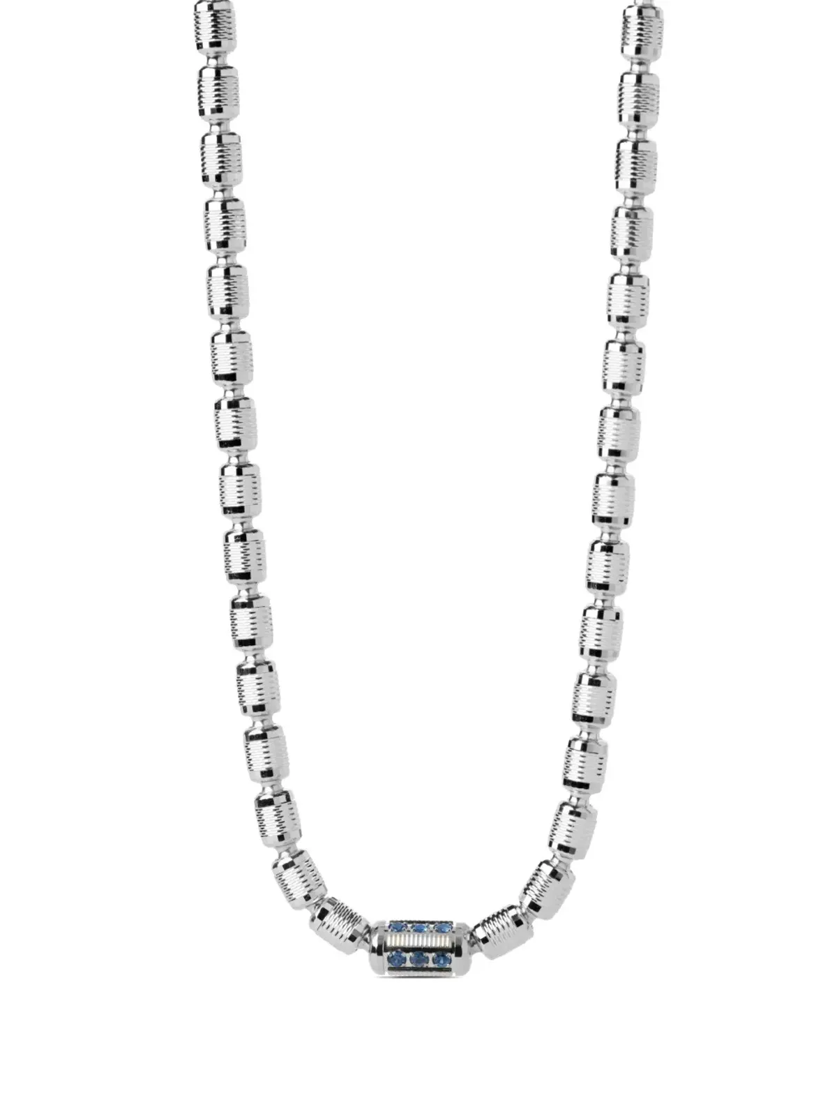 Officina Bernardi ルーメン サファイアとダイヤモンド ネックレス - Silver - 画像2