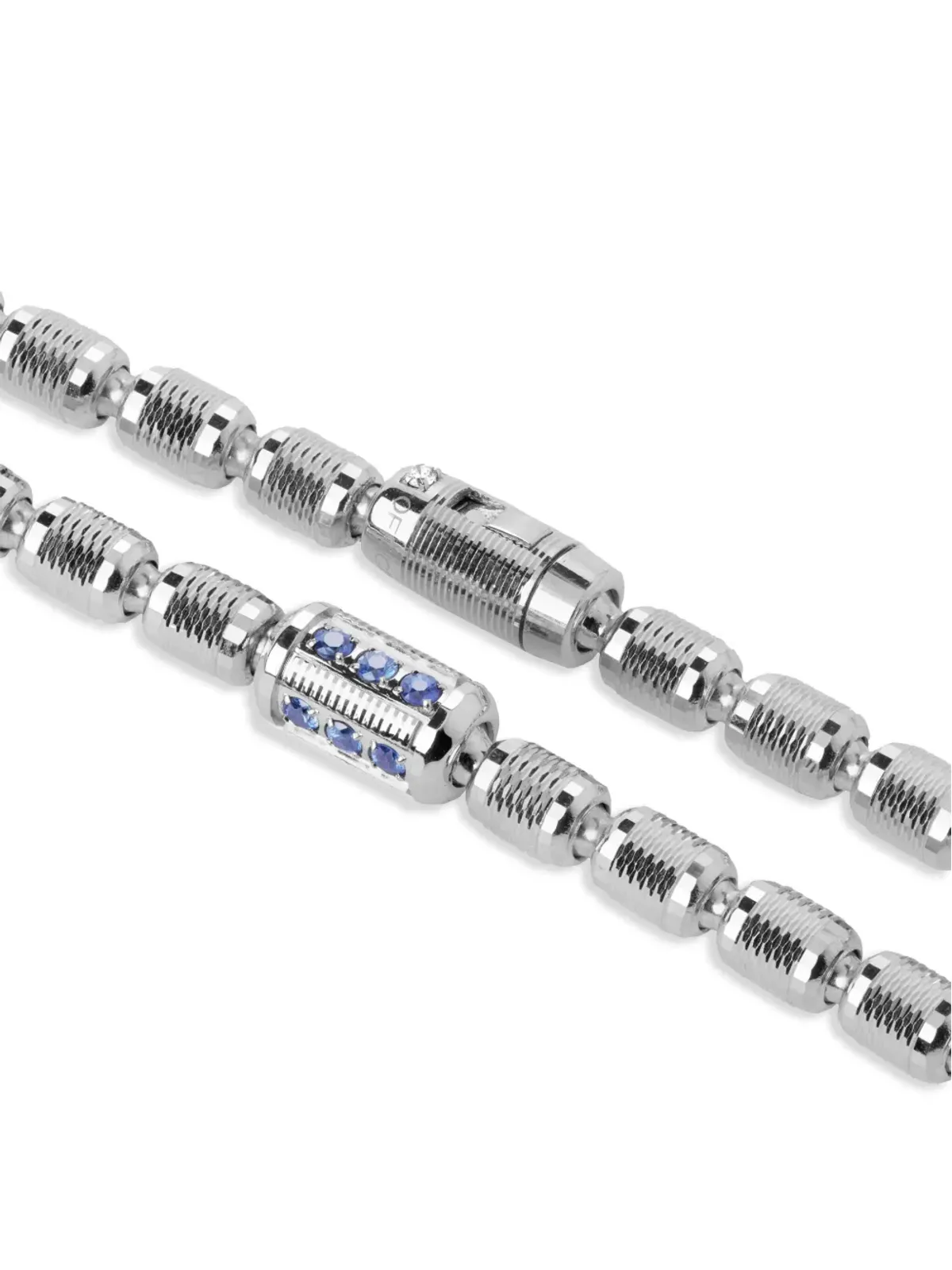 Officina Bernardi ルーメン サファイアとダイヤモンド ネックレス - Silver - 画像3
