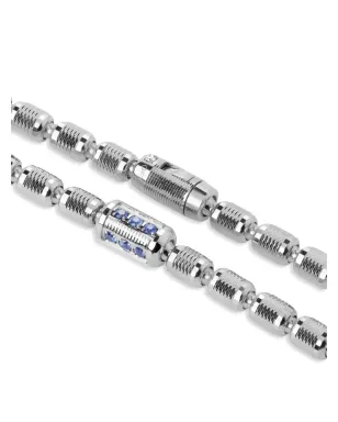 Officina Bernardi ルーメン サファイアとダイヤモンド ネックレス - Silver - サムネイル3