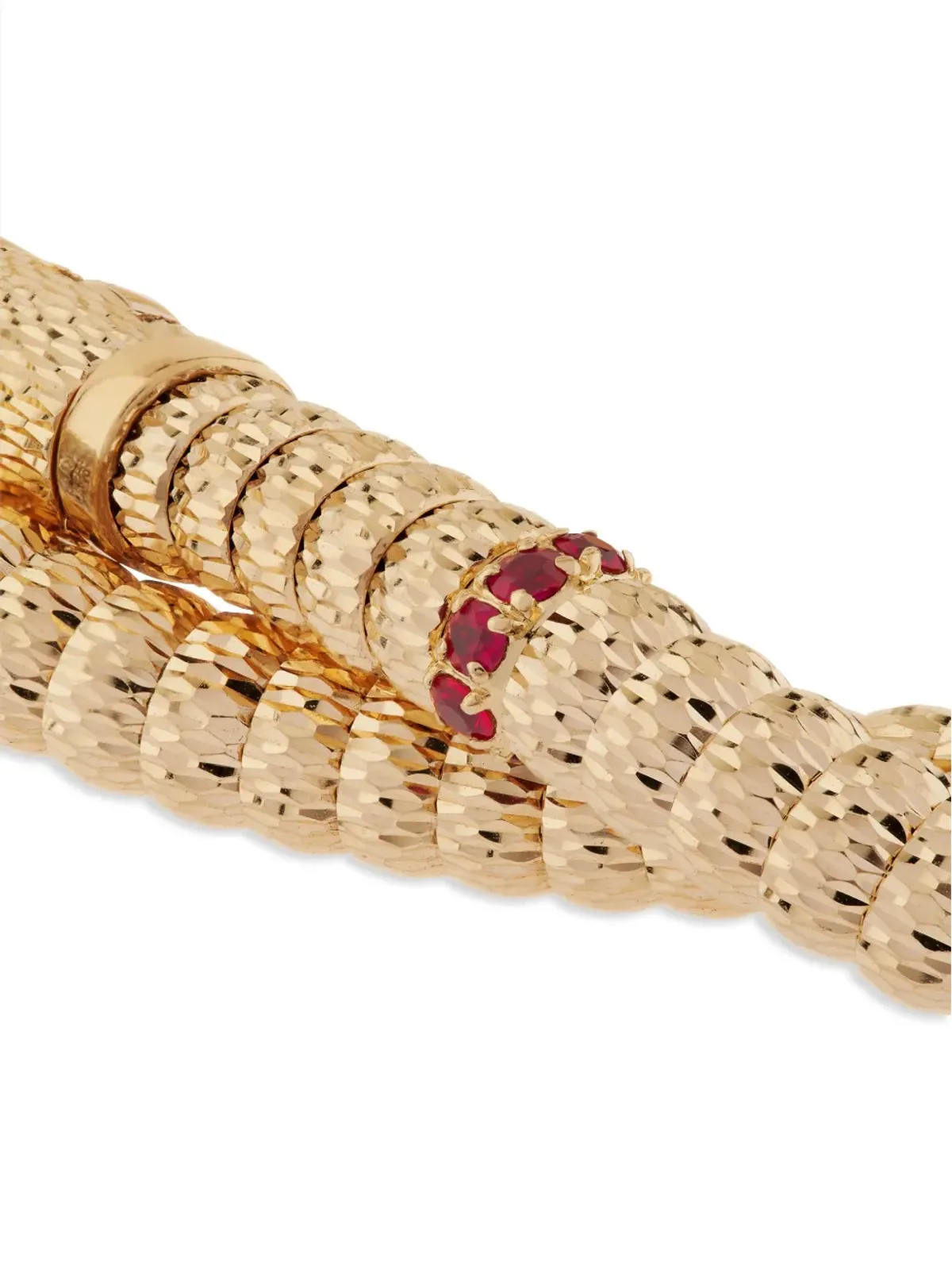 Officina Bernardi 18kt イエローゴールド エニグマ ルビーとダイヤモンド ネックレス - 画像3