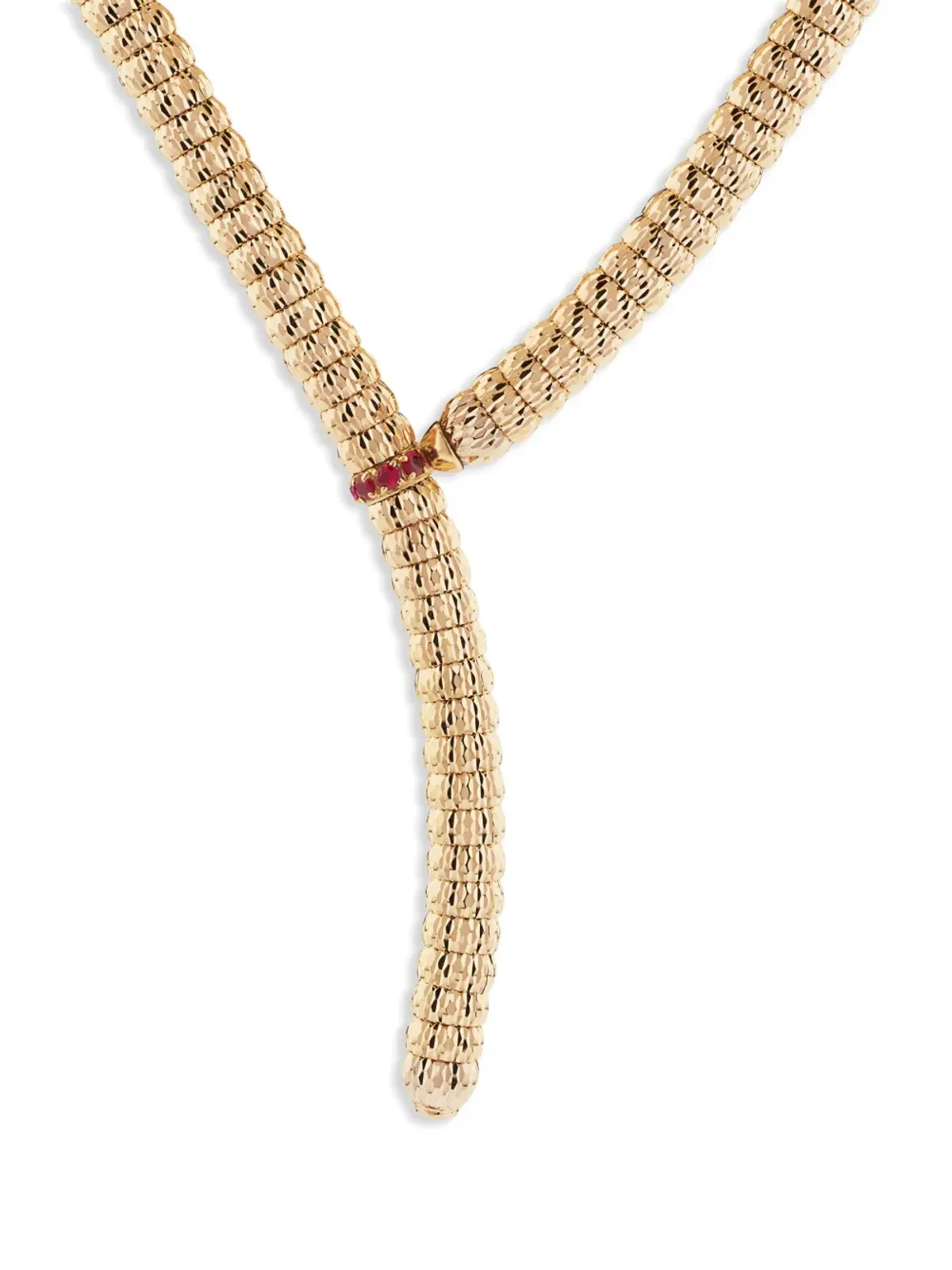 Officina Bernardi エニグマY ルビーとダイヤモンド ネックレス - 画像2
