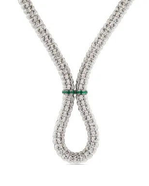 Officina Bernardi エニグマX エメラルドとダイヤモンド ネックレス - サムネイル2