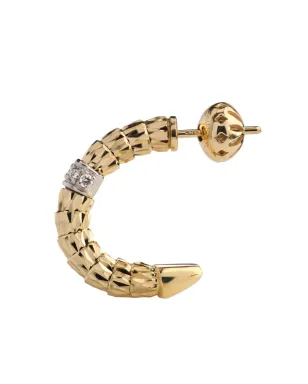 Officina Bernardi 18K イエローゴールド オフィディア ダイヤモンド イヤリング - サムネイル3