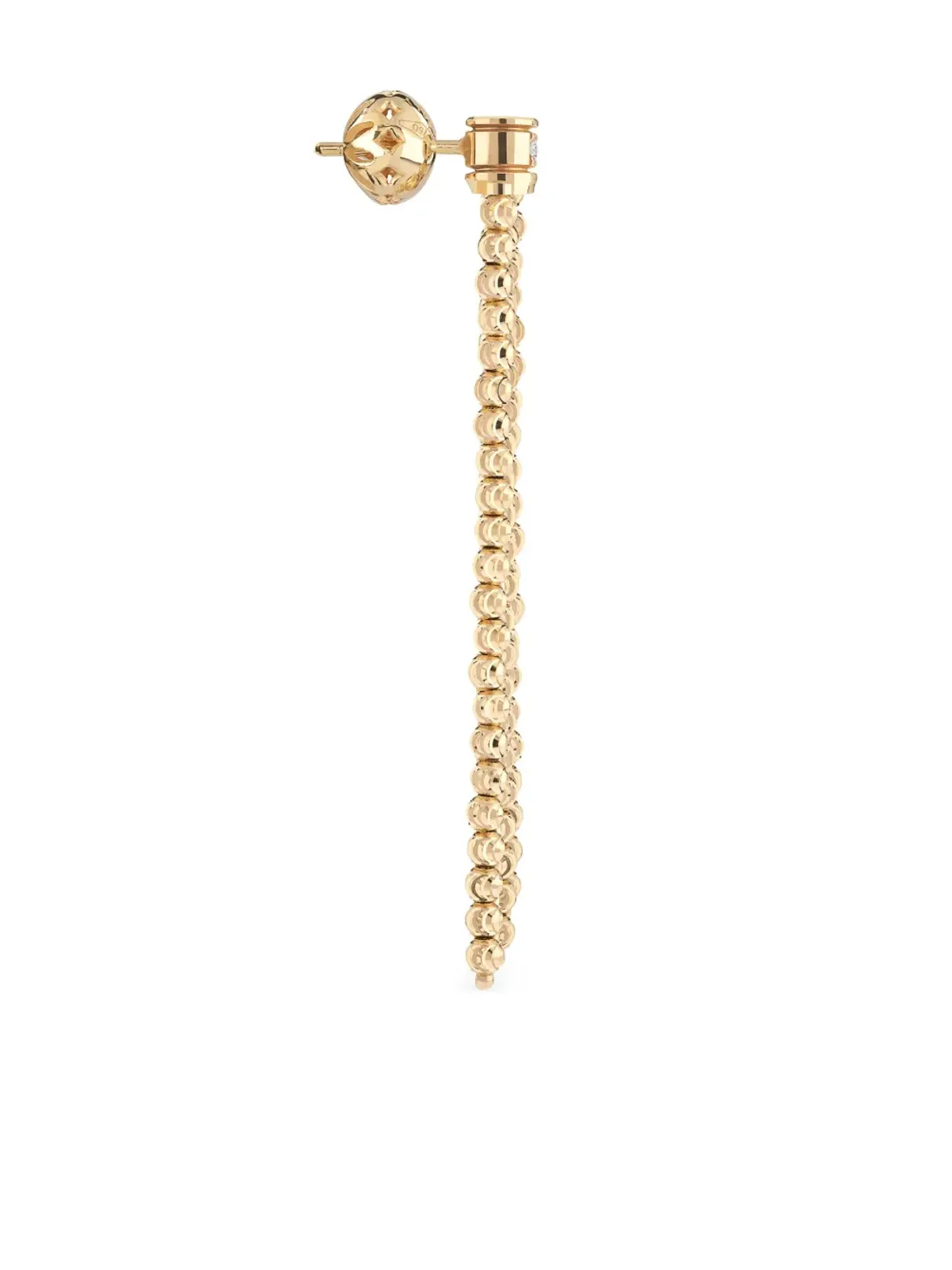Officina Bernardi 18kt イエローゴールド ムーンダイヤモンド イヤリング - 画像3