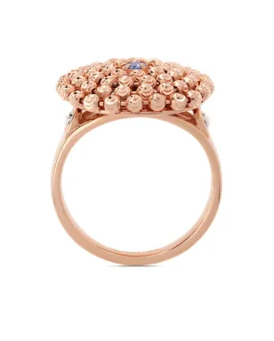 Officina Bernardi 18kt ローズゴールド ミモザ サファイア リング - ピンク - サムネイル1