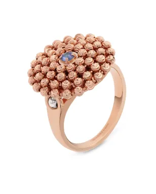 Officina Bernardi 18kt ローズゴールド ミモザ サファイア リング - ピンク - サムネイル2